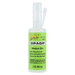 Zap A Gap Adhesive Green 5-10 Seconds 2oz/Bt