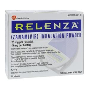 Relenza Inhalation Powder 5mg Blister Pack Ea