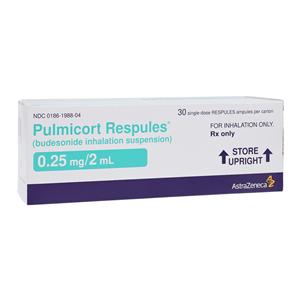 Pulmicort Inhalation Suspension 0.25mg/2ML Ampule 30/Bx