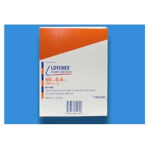Lovenox Injection 60mg Prefilled Syringe 0.6mL 10/PK