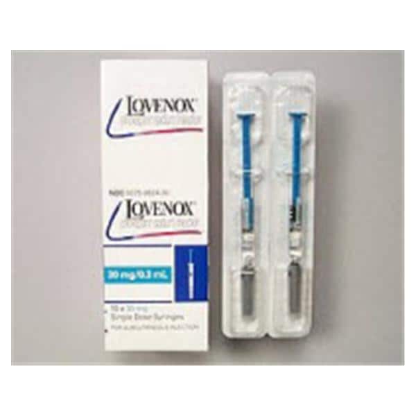 Lovenox Injection 30mg Prefilled Syringe 0.3mL 10/Bx