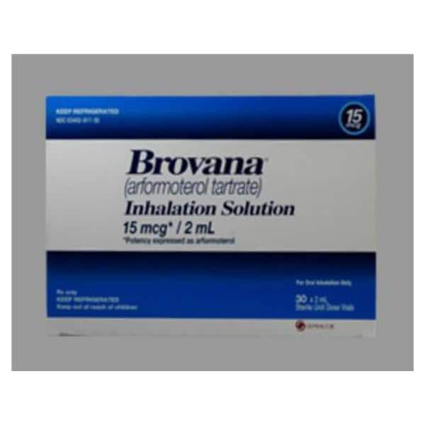 Brovana Inhalation Solution 15mcg/2ml Vial 2mL 30/Pk