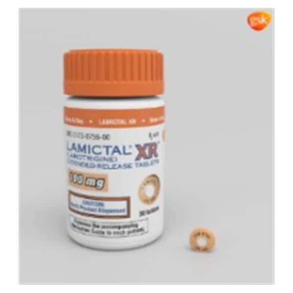 Lamictal XR Extended-Release Tablets 100mg Bottle 30/Bt