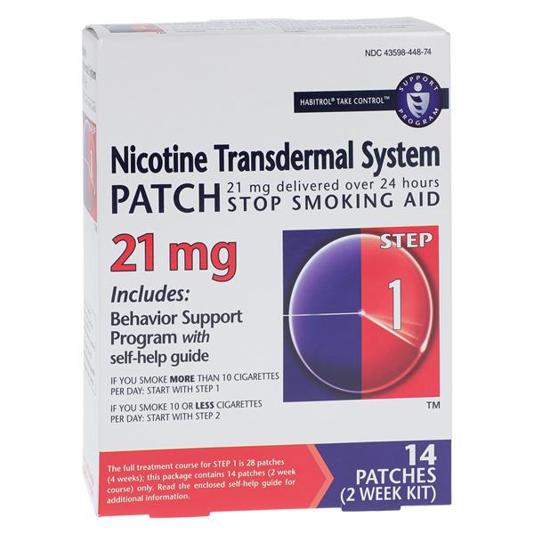 Nicotine TD Step 1 Patch 21mg 14/Bx