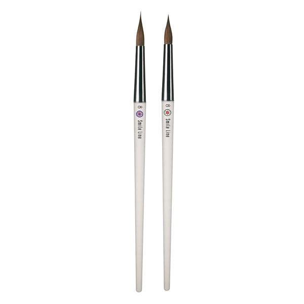 Clear Handle Ceramist Brush Replacement Tip #8 Combination Tip Set 2/Pk