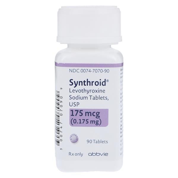 Synthroid Tablets 175mcg Bottle 90/Bt