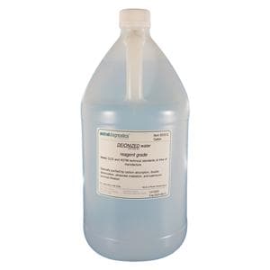 Deionized Water Plastic Clear 1gal Ea