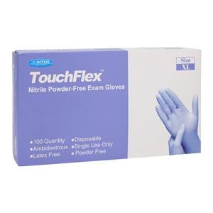 Touchflex Nitrile Exam Gloves X-Large Violet Blue Non-Sterile