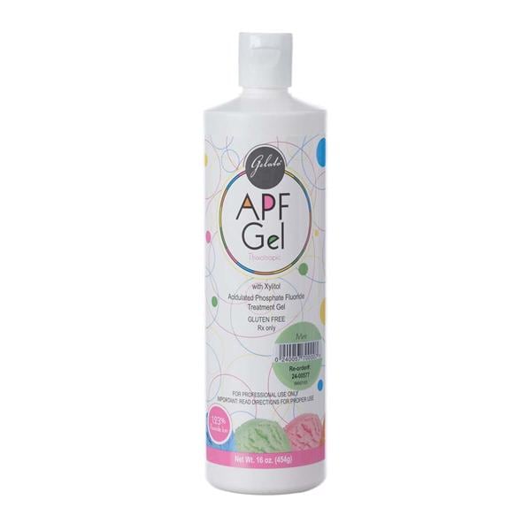 Gelato 60 Second Fluoride Gel 1.23% APF Mint 16oz/Bt