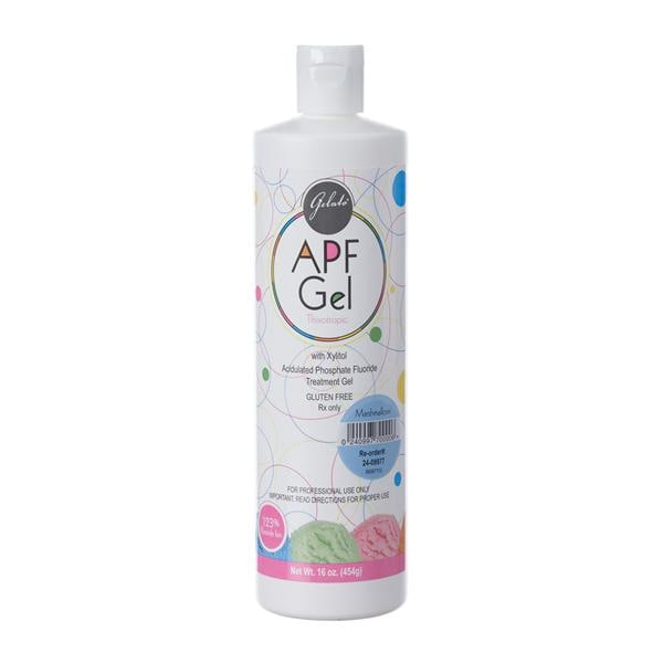 Gelato 60 Second Fluoride Gel 1.23% APF Marshmallow 16oz/Bt