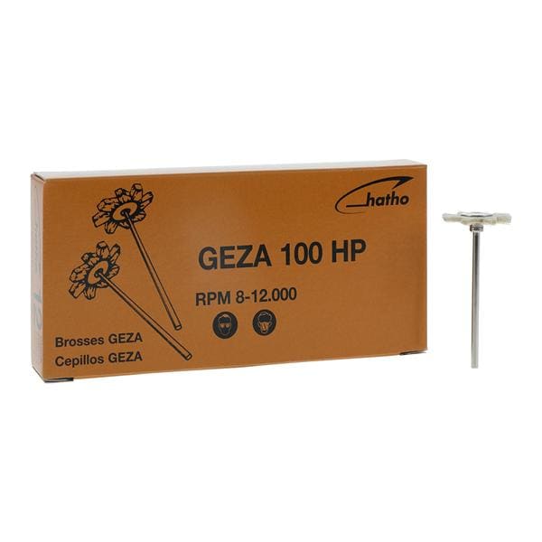 Hatho Polishing Geza Bristle Brush 15,000 RPM 12/Pk