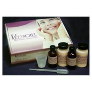 Versacryl Denture Resin Reline Kit Heat Cure Pink Veined Ea