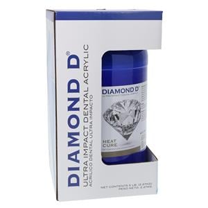 Diamond D Denture Resin Ultra Impact Acrylic Heat Cure Original 5Lb/Ea