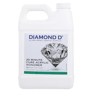 Diamond D Denture Resin Polymer Heat Cure Liquid 1Qt