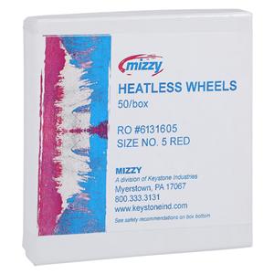Mizzy Grinding Wheels Heatless Red 50/Bx