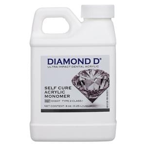 Diamond D Denture Resin Self Cure Liquid 8oz/Bt