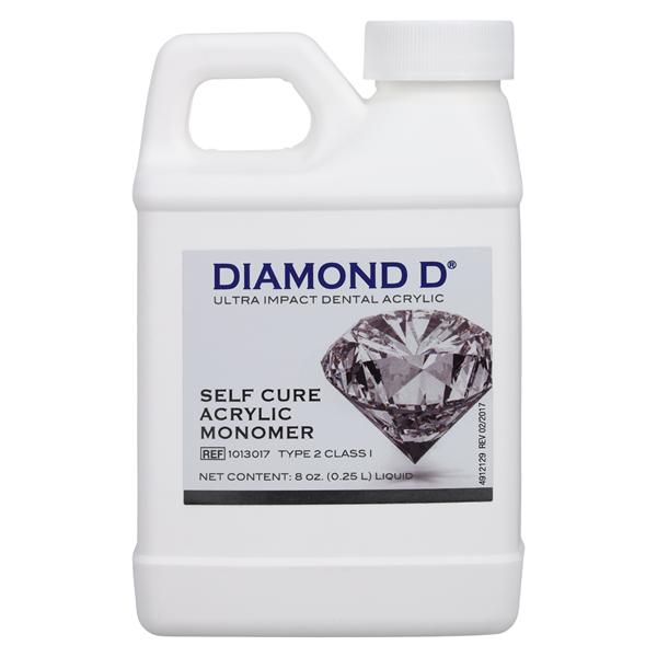 Diamond D Denture Resin Self Cure Liquid 8oz/Bt