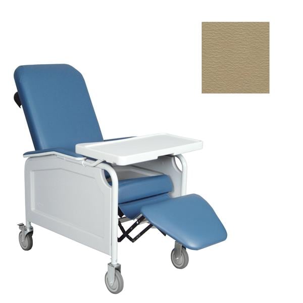 Lifecare Patient Recliner Steel 275lb Capacity Taupe Ea