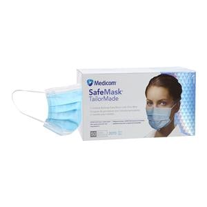 SafeMask TailorMade Mask ASTM Level 1 Blue 50/Bx