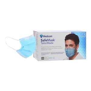 SafeMask TailorMade Mask ASTM Level 3 Blue 50/Bx, 10 BX/CA