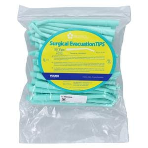 Surgical Evacuation Tip 0.25 in 50/Pk