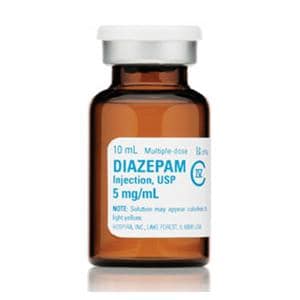 Diazepam Injection 5mg/mL MDV 10mL/Vl