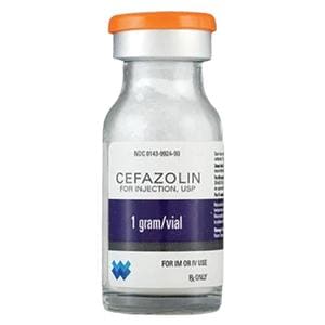 Cefazolin Injection 1gm/vl Powder Vial 10mL Each