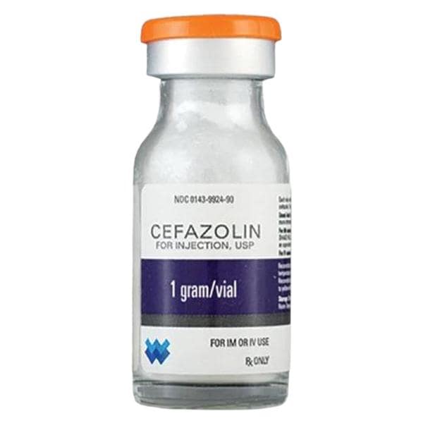 Cefazolin Injection 1gm/vl Powder Vial 10mL Each