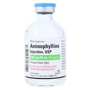 Aminophylline Injection 25mg/mL SDV 20mL/Vl