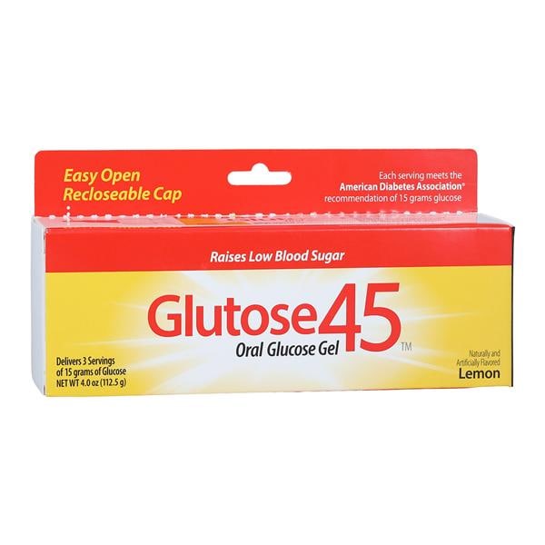 Glutose Gel 45gm Lemon Tube Ea