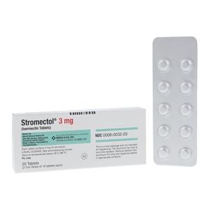 Stromectol Tablets 3mg Unit Dose 20/Bx