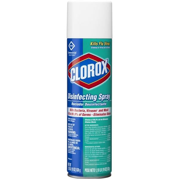 Clorox Pro Spray Disinfectant Aerosol Can Fresh Scent 19 oz 19oz/Can