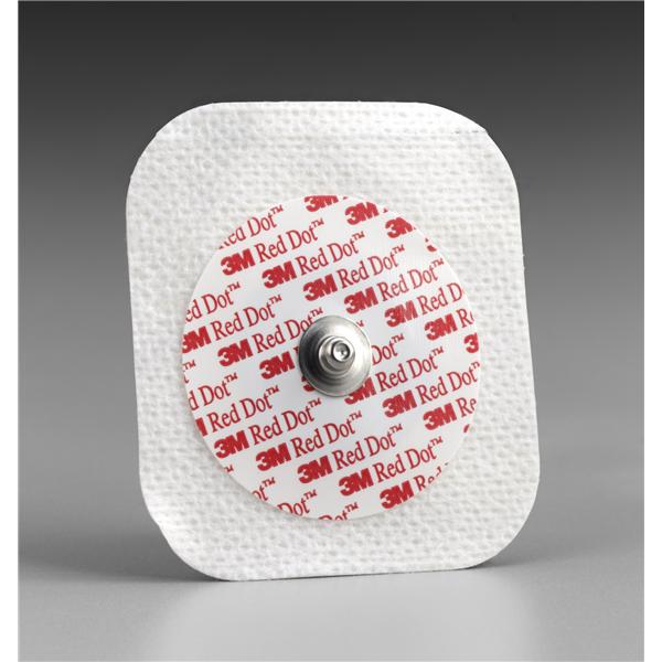 Red Dot Electrocardio Electrode Adult 2.2x2" Soft Cloth Disposable 20/Ca