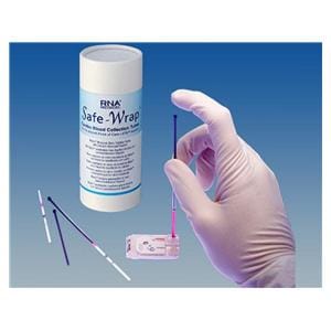 Safe-Wrap Combo Lithium Heparin Blood Collection Tube Glass 50/Pk