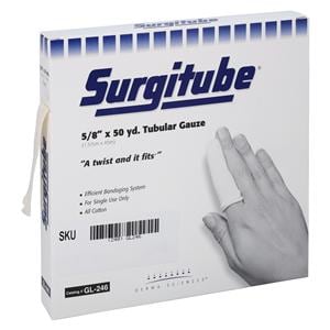 Surgitube Gauze Bandage Cotton .63"x50yd Flesh Non-Sterile Rl