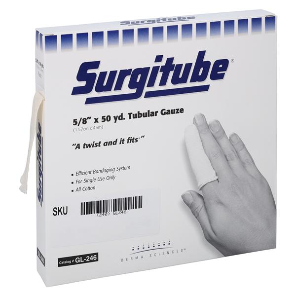 Surgitube Gauze Bandage Cotton .63"x50yd Flesh Non-Sterile Rl