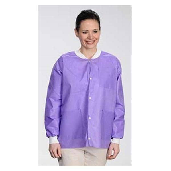 Extra-Safe Jacket 3 Layer SMS X-Small Purple 10/Pk