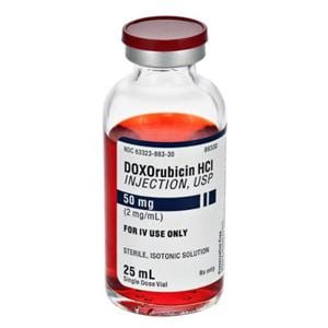 Doxorubicin HCl 2mg/mL 25mL/Vl