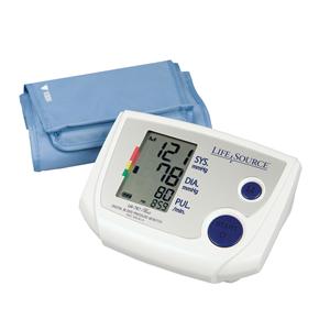 LifeSource Pro Blood Pressure Monitor Blu/Wht LF Arm Digital Display Ea