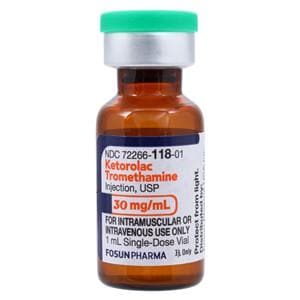 Ketorolac Injection 30mg/mL Vial 1mL/Vl