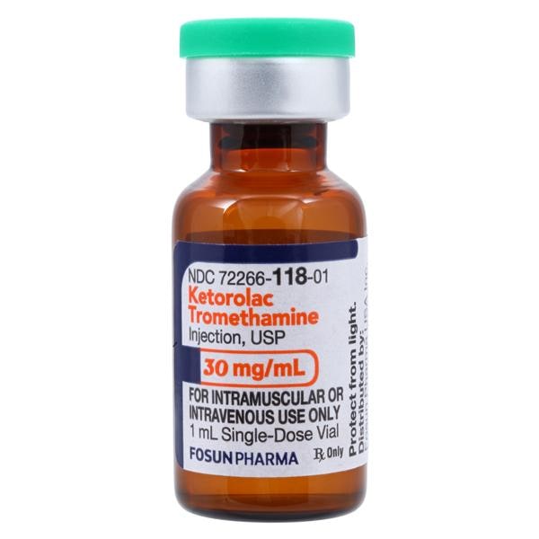 Ketorolac Injection 30mg/mL Vial 1mL/Vl