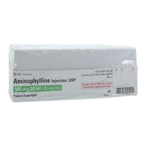 Aminophylline Injection 25mg/mL PF FTV SDV 20mL 25/Pk