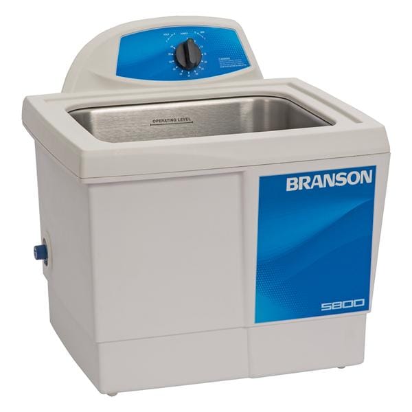 Bransonic Ultrasonic Cleaning Unit M5800 2.5 Gallons Drain Ea