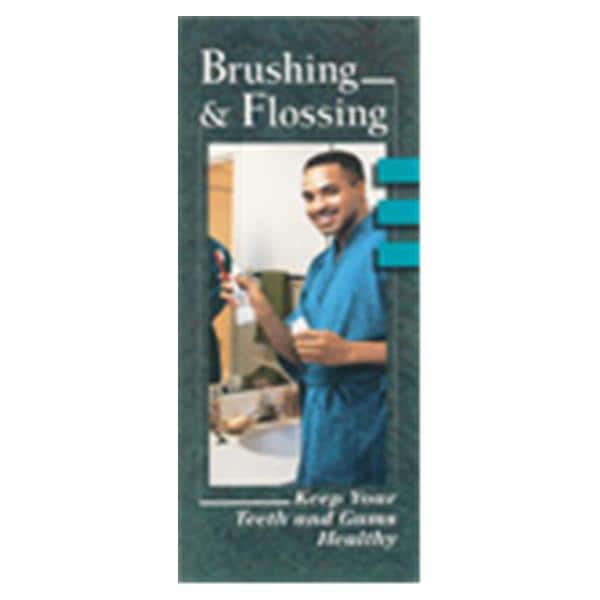 Brochure Brushing & Flossing 6 Panels English 50/Pk