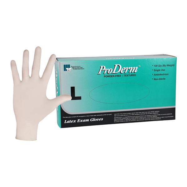 ProDerm Exam Gloves Large White Non-Sterile