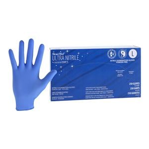 StarMed Ultra Nitrile Exam Gloves Large Violet Blue Non-Sterile, 10 BX/CA