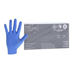 StarMed Ultra Nitrile Exam Gloves X-Large Violet Blue Non-Sterile