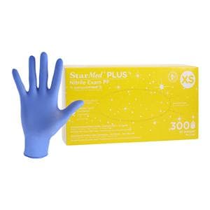 StarMed Plus Nitrile Exam Gloves X-Small Purple Non-Sterile, 10 BX/CA