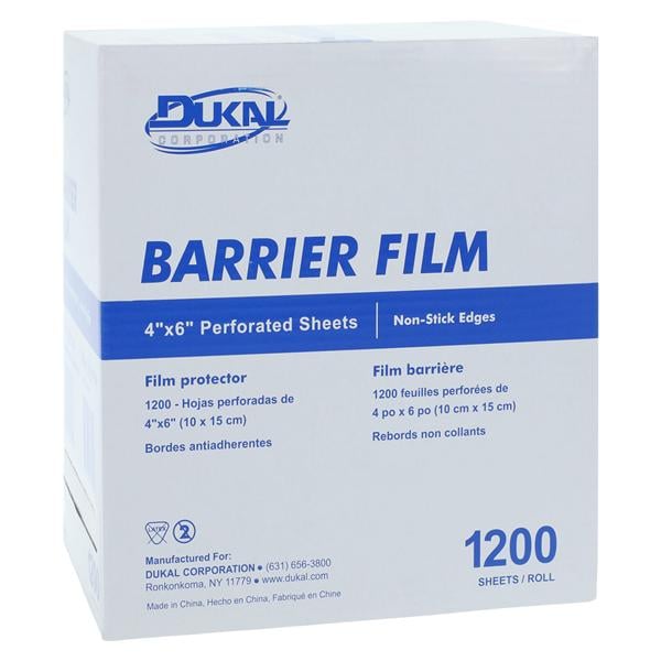 Barrier Film Barrier Film 4 in x 6 in Blue 1200/Rl