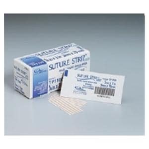Suture Strip Plus Wound Closure Strip Non-Woven Polyamide 1/8x3" Tan 50/Bx